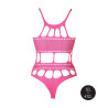 Ouch! Glow Body à encolure grecque Rose Fluo